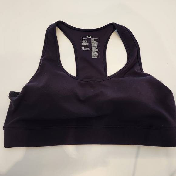 GAP Other - 🌈GapFit PowerMove T-Back Sports Bra – XL | Black | Gym & Activewear